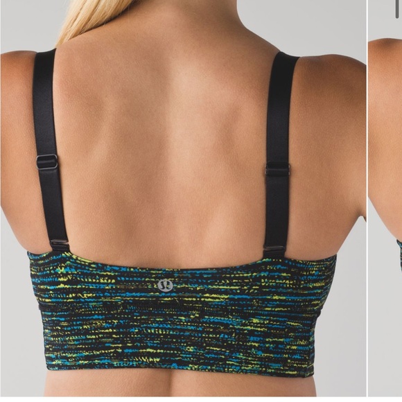 LULULEMON BOTH WAY BRA RUNNER BLUE COLOR SIZE 4 EUC - Picture 3 of 3